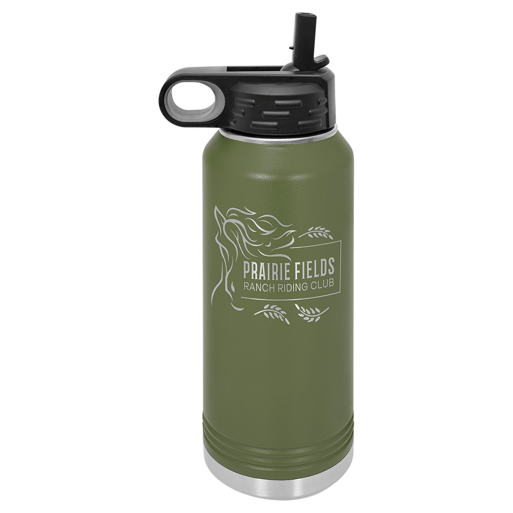Water Bottle 32 oz - 10.25" / Olive Green