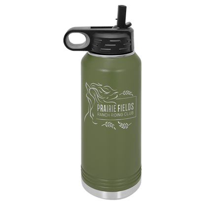 Water Bottle 32 oz - 10.25" / Olive Green