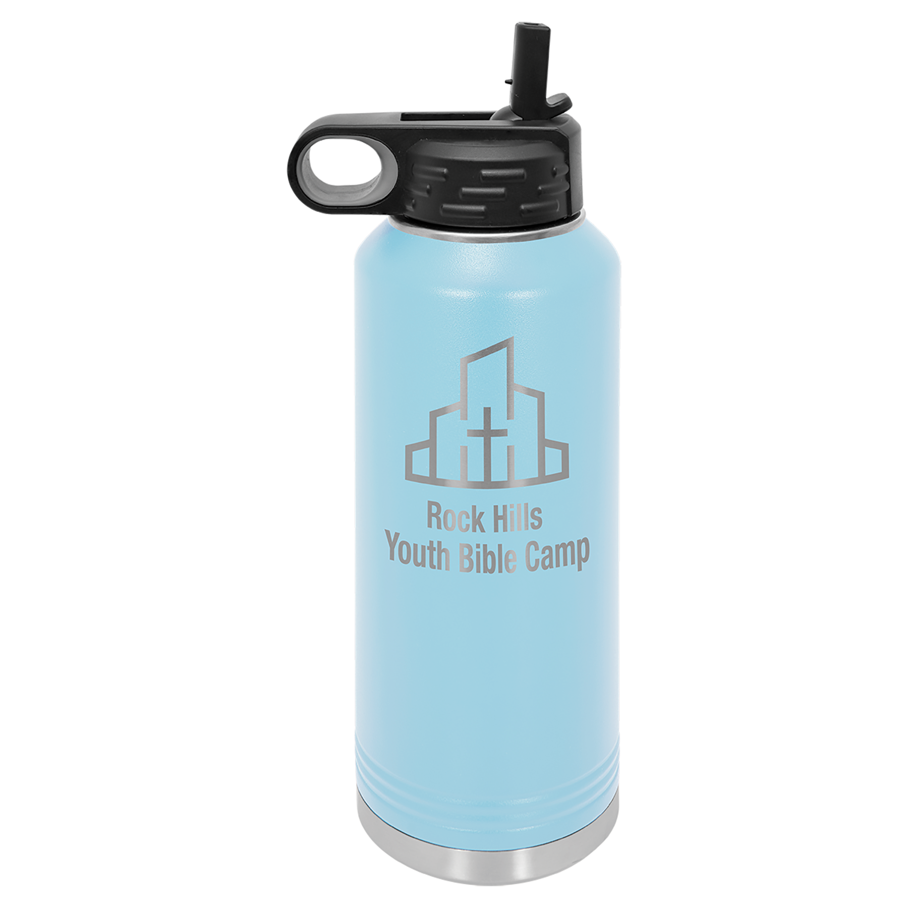 Water Bottle 40 oz - 11.5" / Light Blue