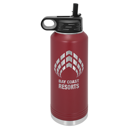 Water Bottle 40 oz - 11.5" / Maroon