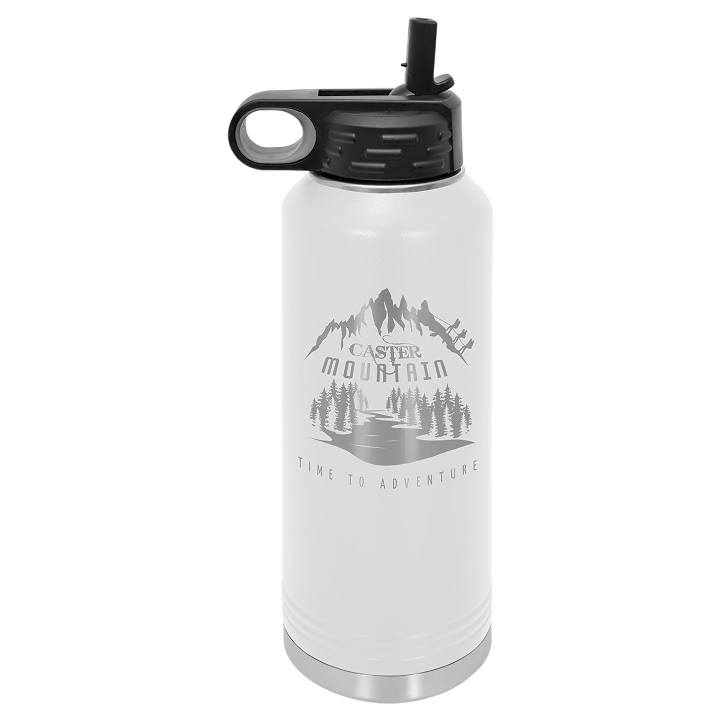 Water Bottle 40 oz - 11.5" / White