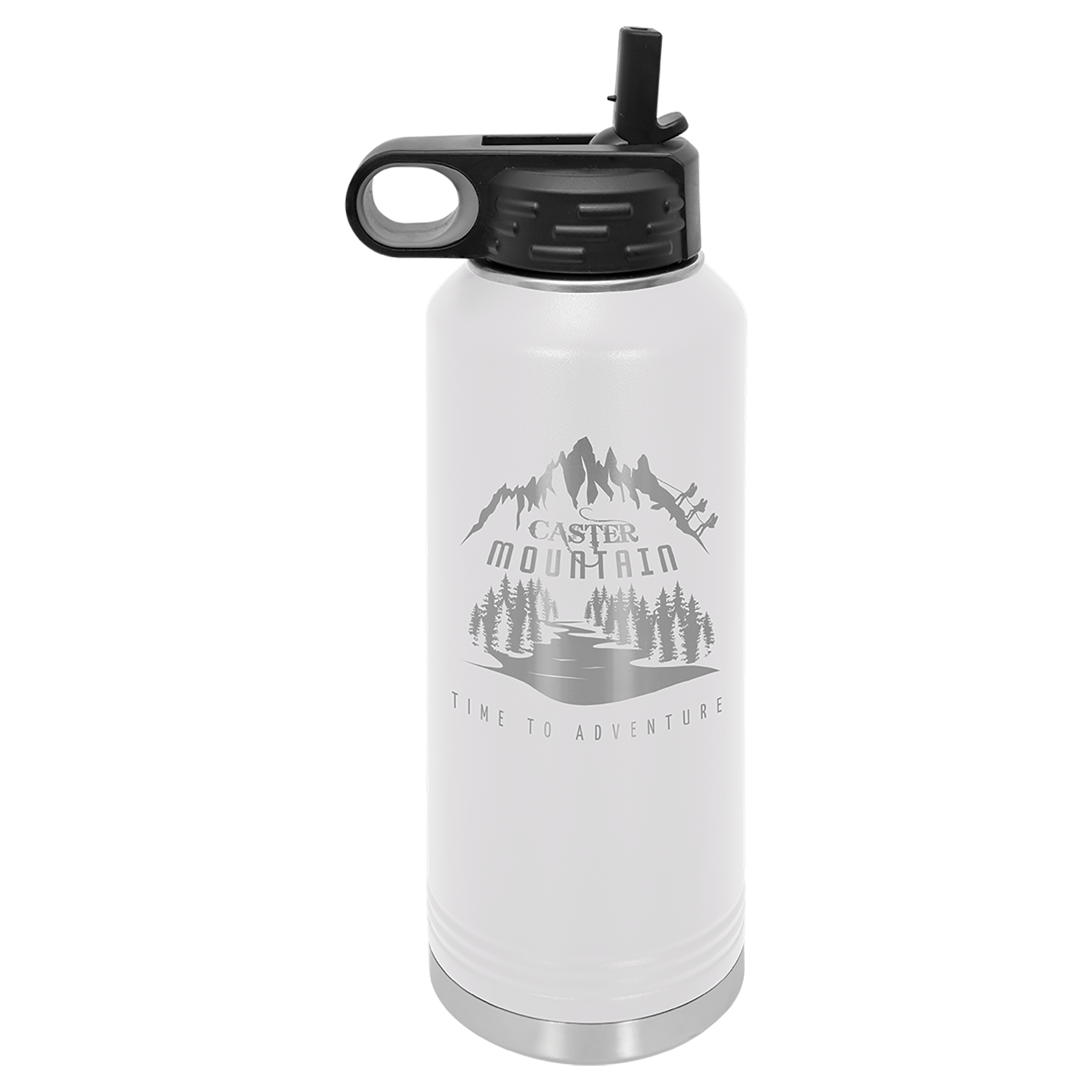 Water Bottle 40 oz - 11.5" / White
