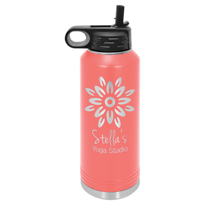 Water Bottle 40 oz - 11.5" / Coral