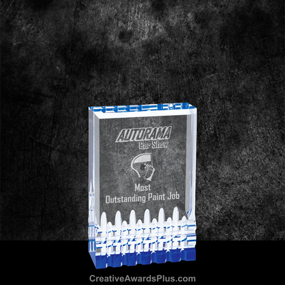 Mirage Acrylic Awards 5" / Blue