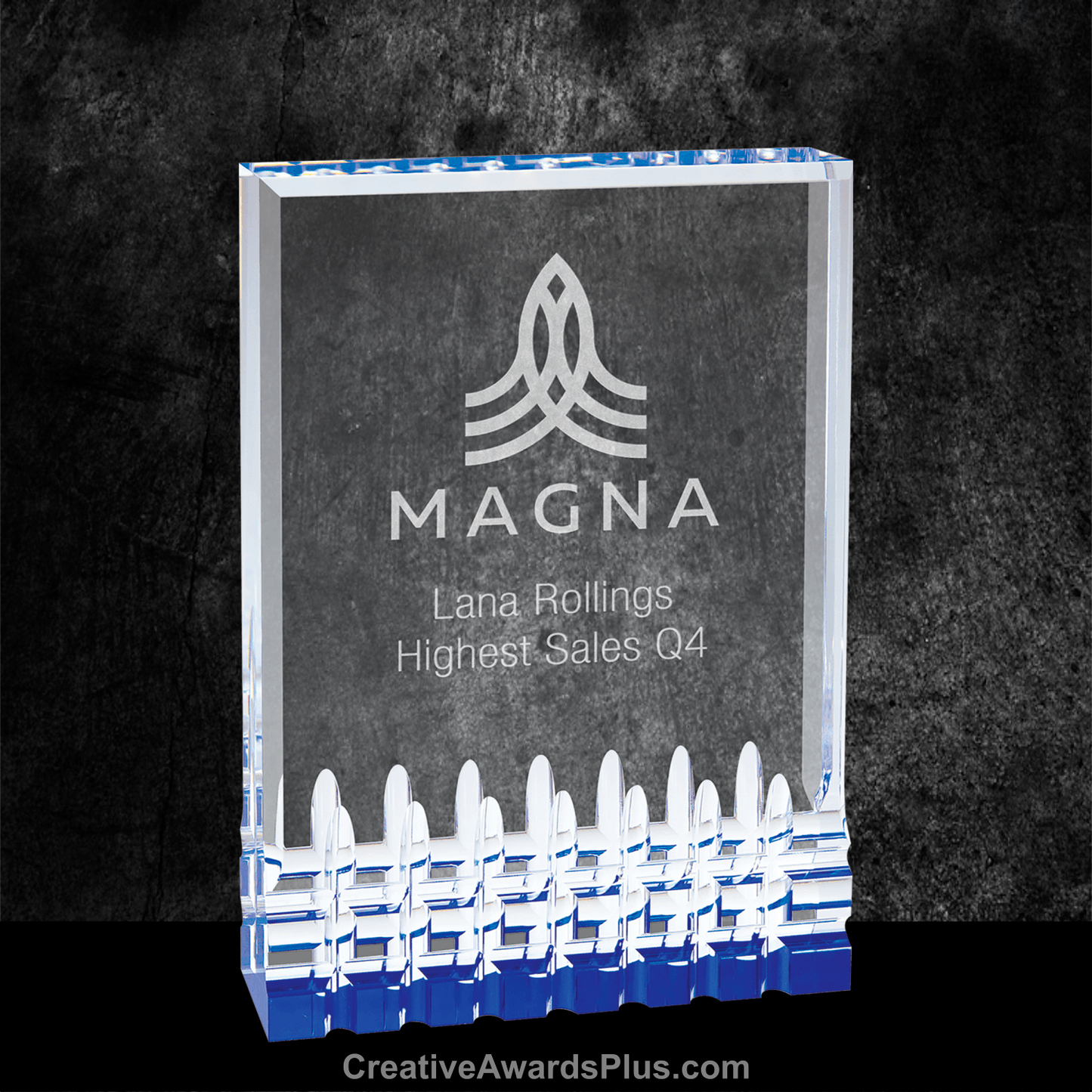Mirage Acrylic Awards 7" / Blue