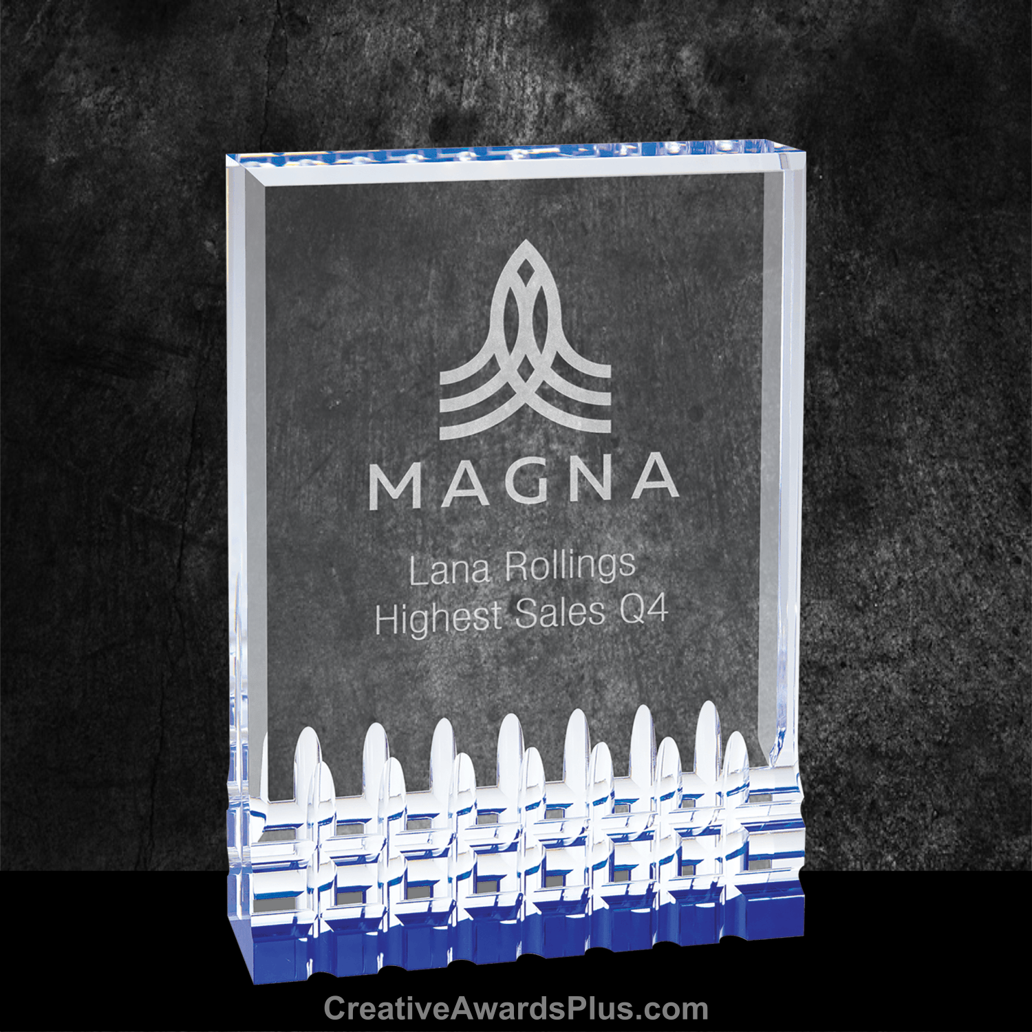 Mirage Acrylic Awards 7" / Blue