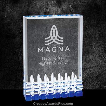 Mirage Acrylic Awards 7" / Blue
