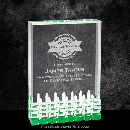 Mirage Acrylic Awards 7" / Green