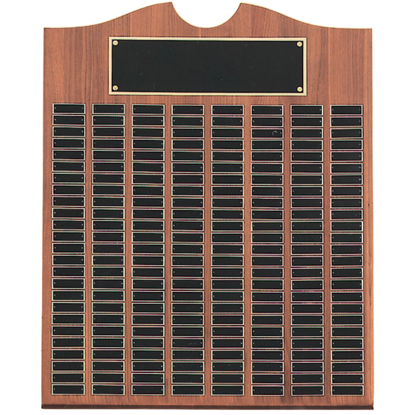 American Walnut Perpetual Plaque 1551 9" x 12" / Walnut / 12 Plates