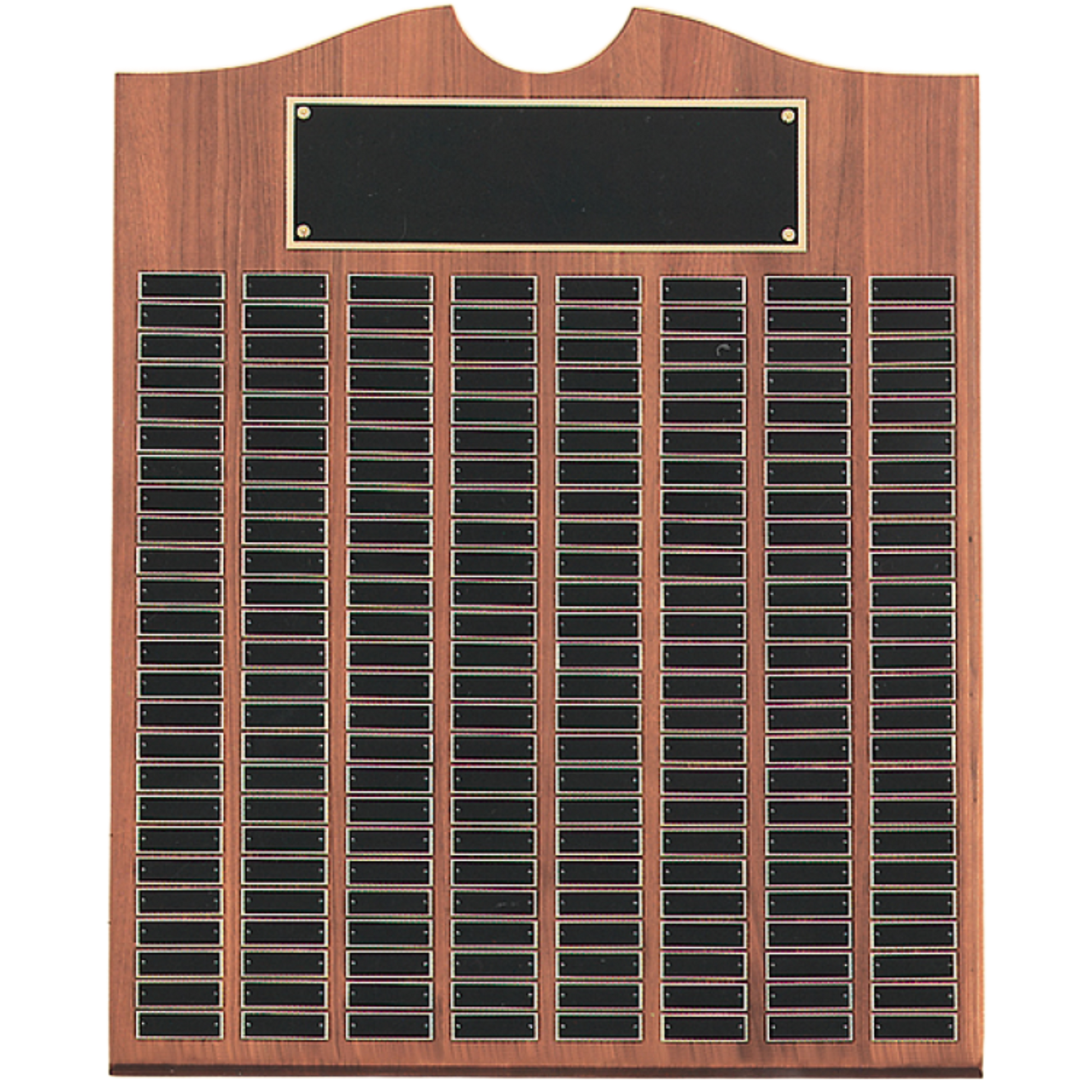 American Walnut Perpetual Plaque 1551 9" x 12" / Walnut / 12 Plates