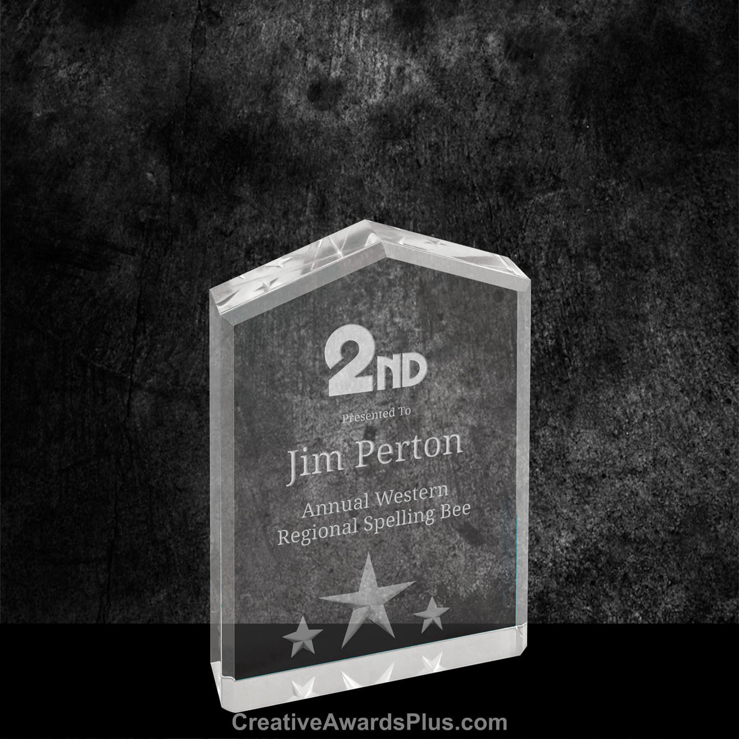 5 Star Acrylic Award 5" / Silver