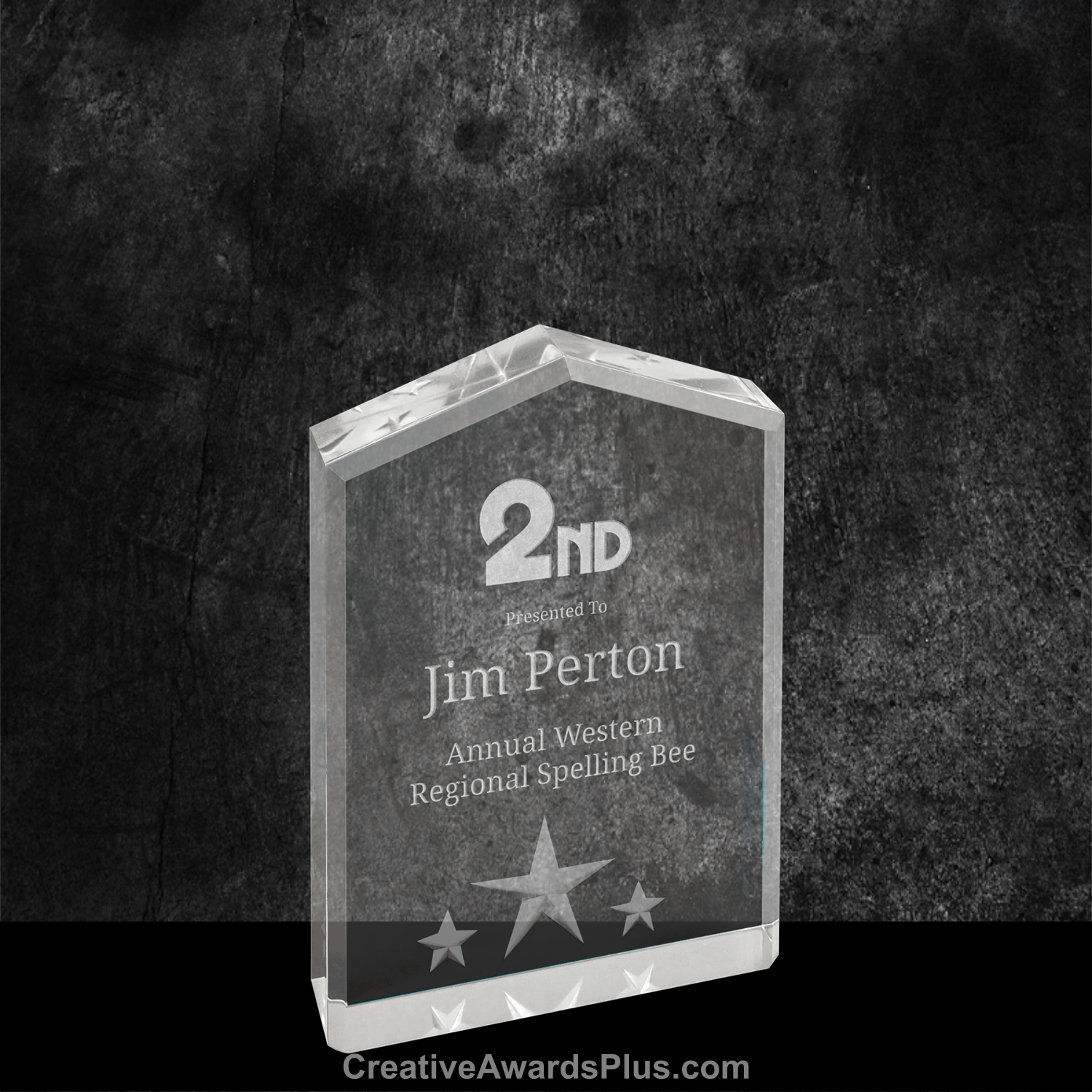 5 Star Acrylic Award 5" / Silver