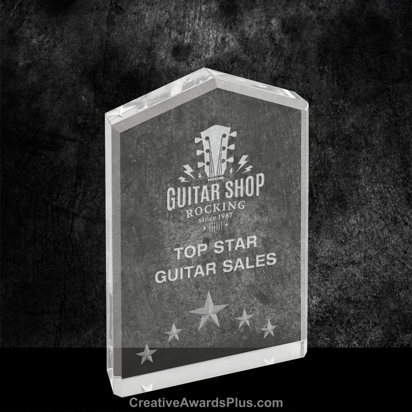 5 Star Acrylic Award 6" / Silver
