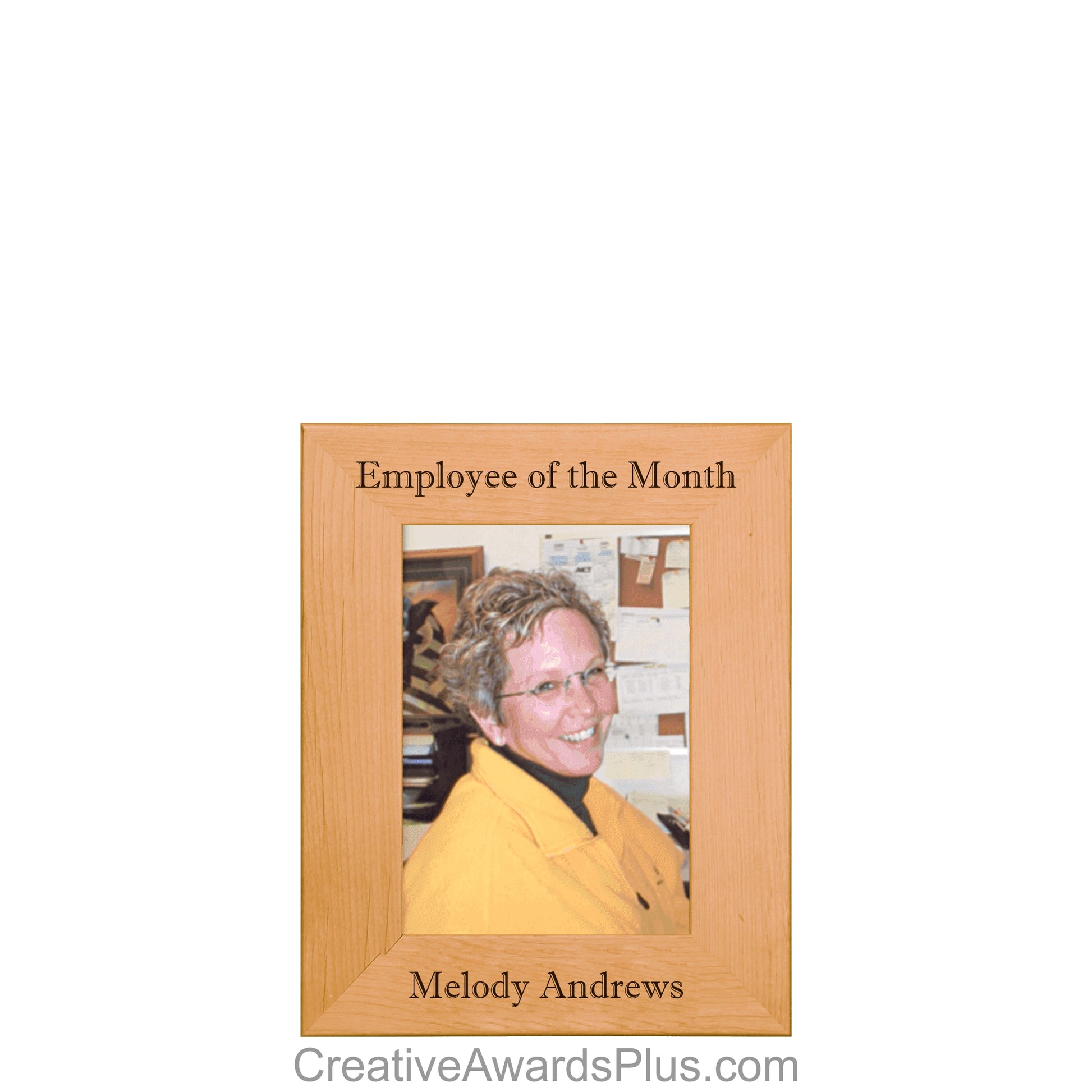 Red Alder Photo Frame 6" x 7.5" - Holds 3.5" x 5" Photo / Alder / Portrait