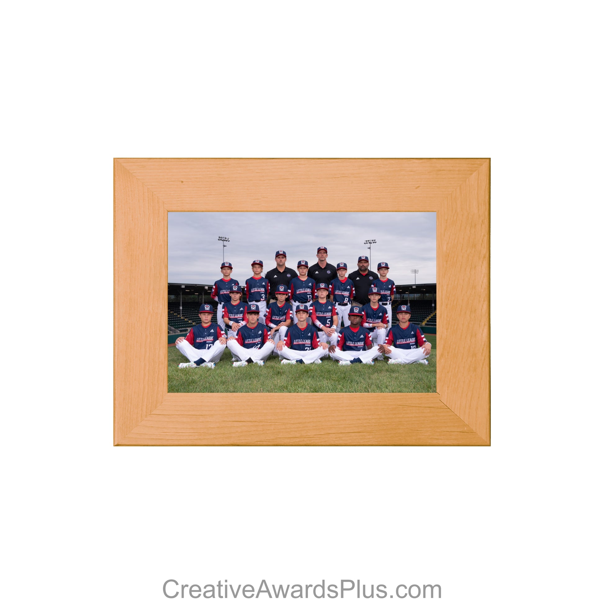 Red Alder Photo Frame 6.5" x 8.5" - Holds 4" x 6" Photo / Alder / Landscape