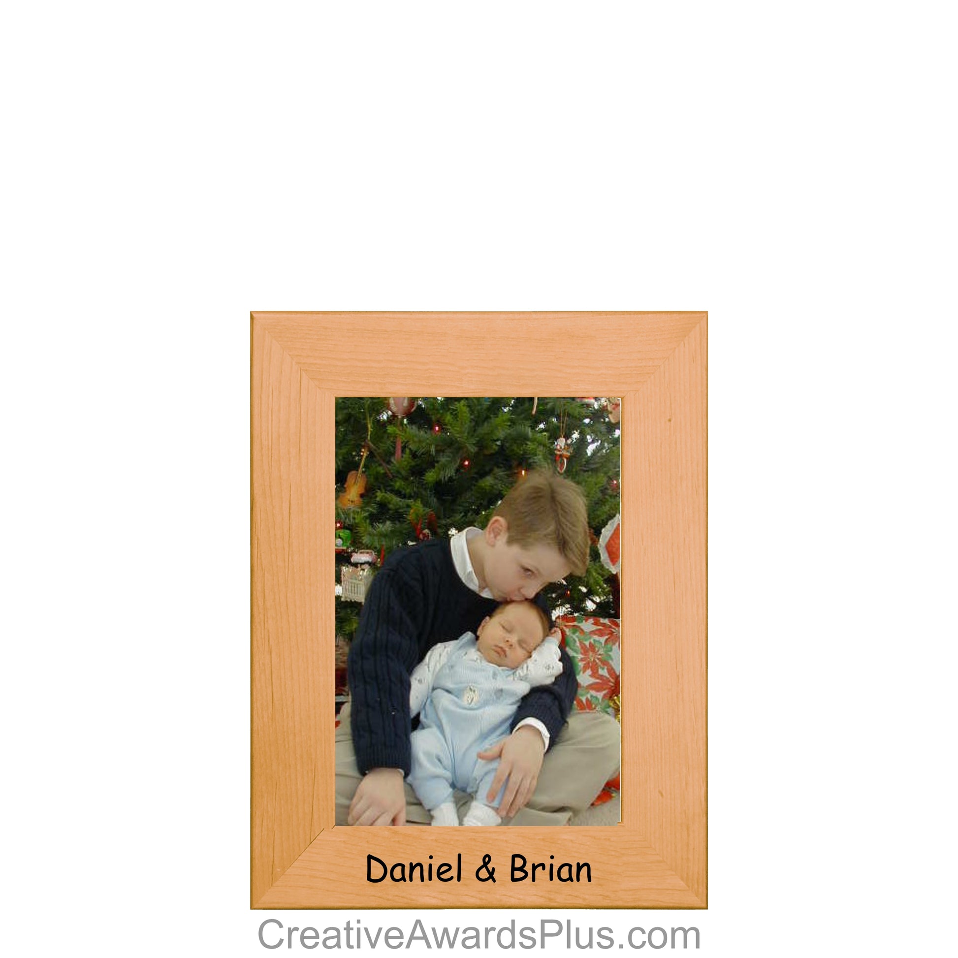 Red Alder Photo Frame 6.5" x 8.5" - Holds 4" x 6" Photo / Alder / Portrait
