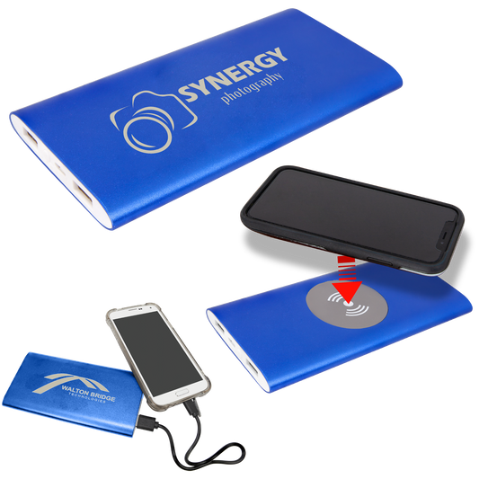 Power Bank 5 7/8"(L) x 2 7/8"(H) x 7/16" (W) / Blue