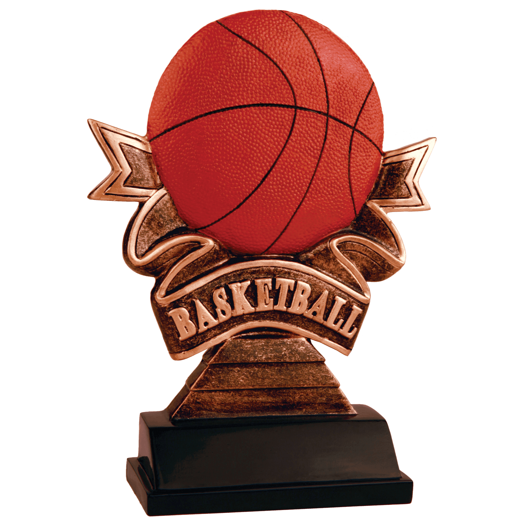 Ribbon Basketball Award 7"