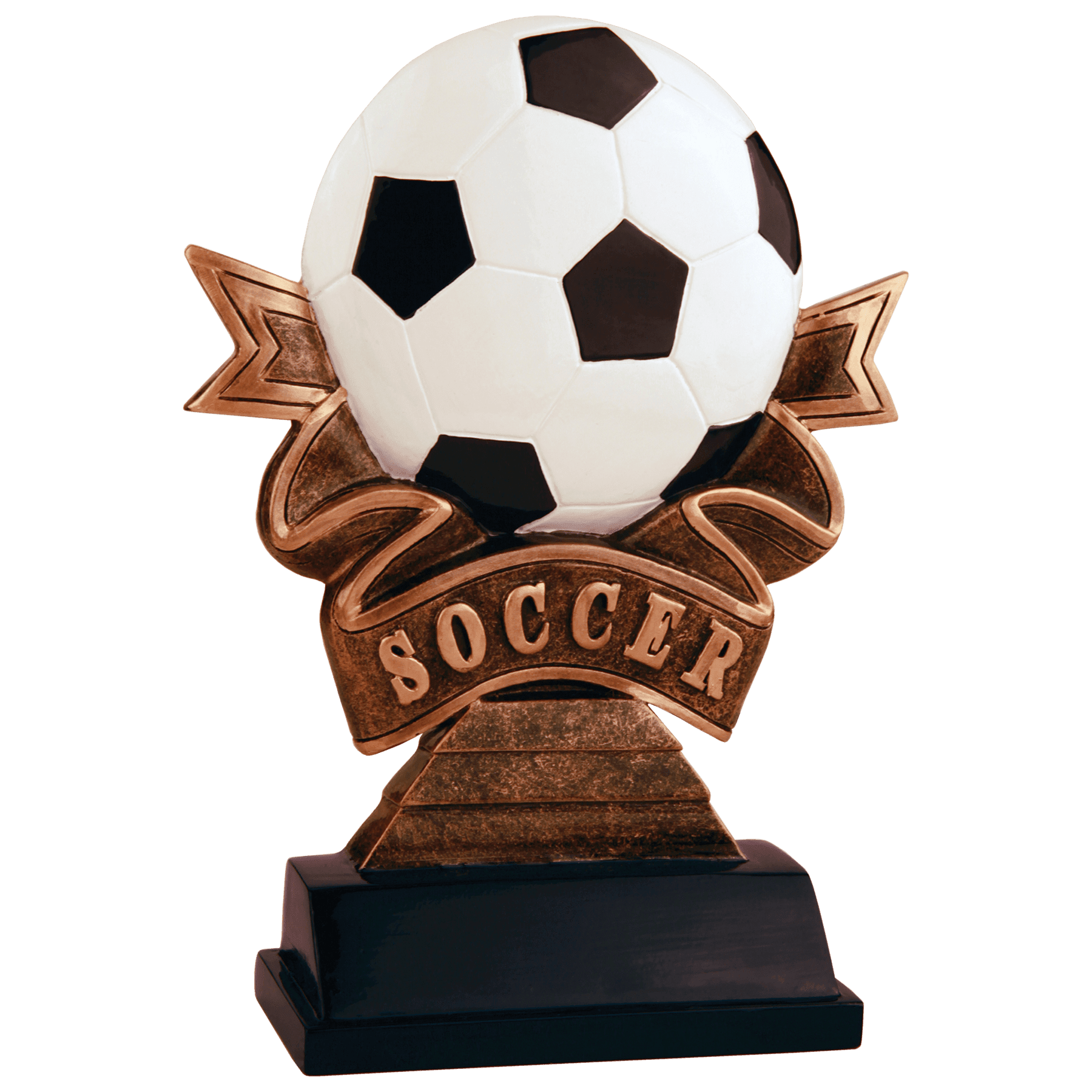Ribbon Soccer Award 7"