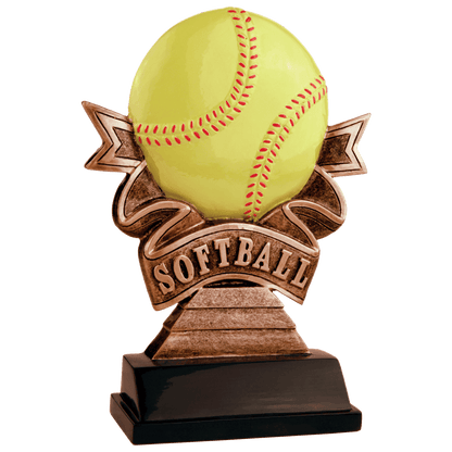 Ribbon Softball Award 7"