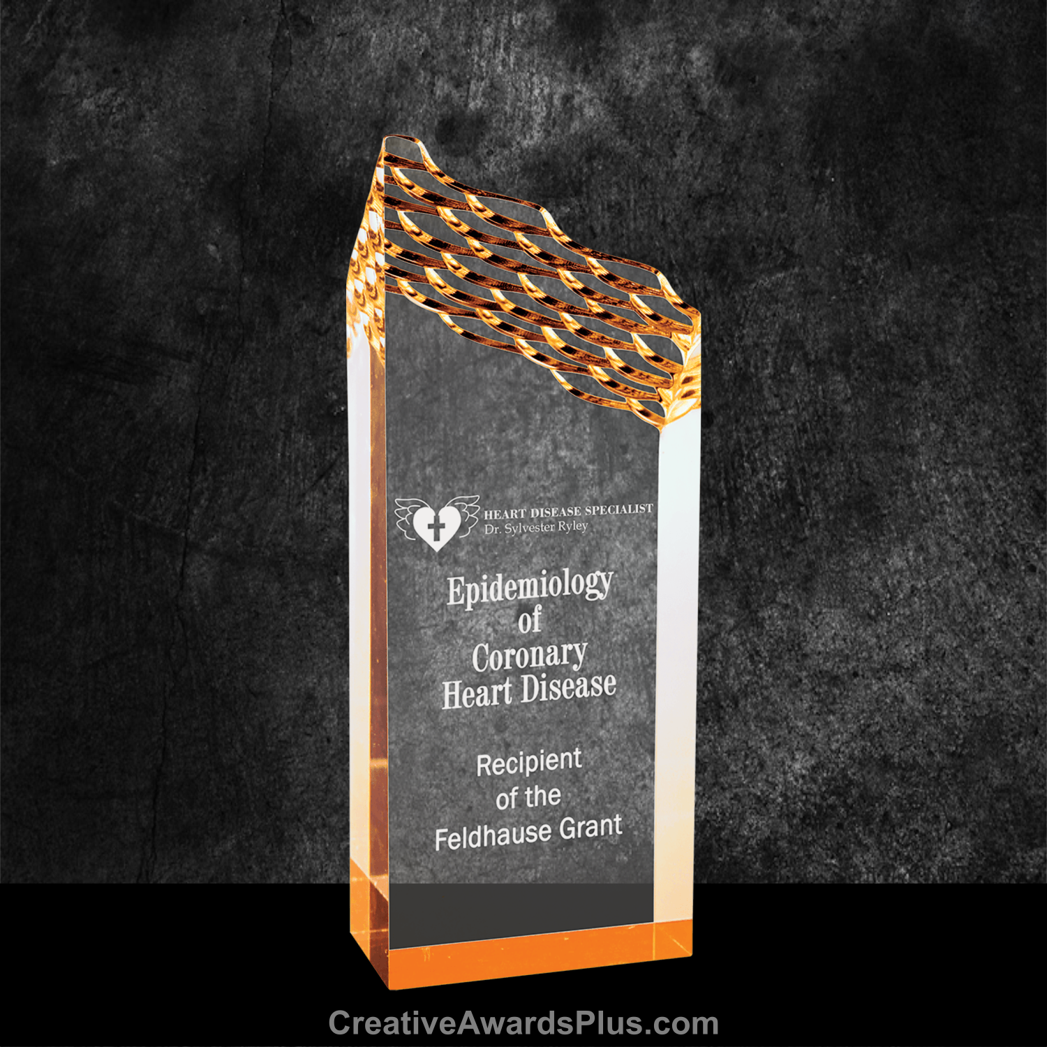 Riptide Acrylic Award 8" / Gold