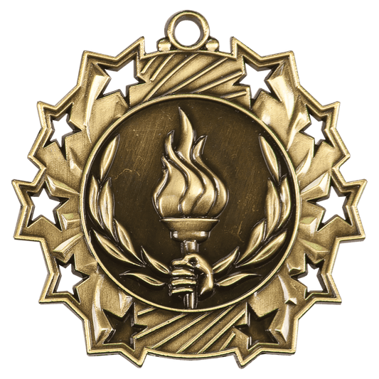 Ten Star Victory Medal 2.25" / Gold