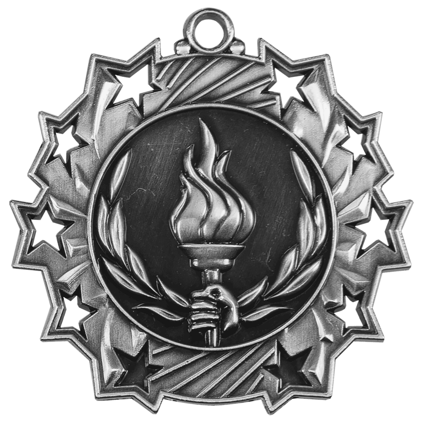 Ten Star Victory Medal 2.25" / Silver