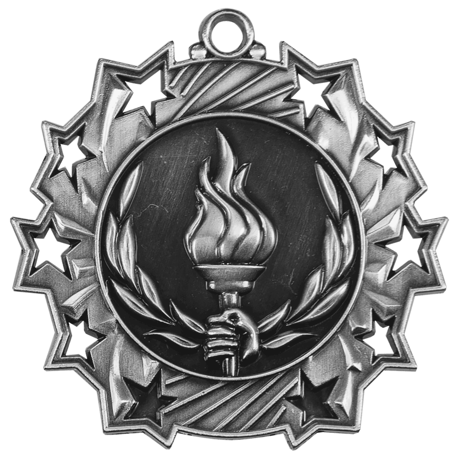 Ten Star Victory Medal 2.25" / Silver
