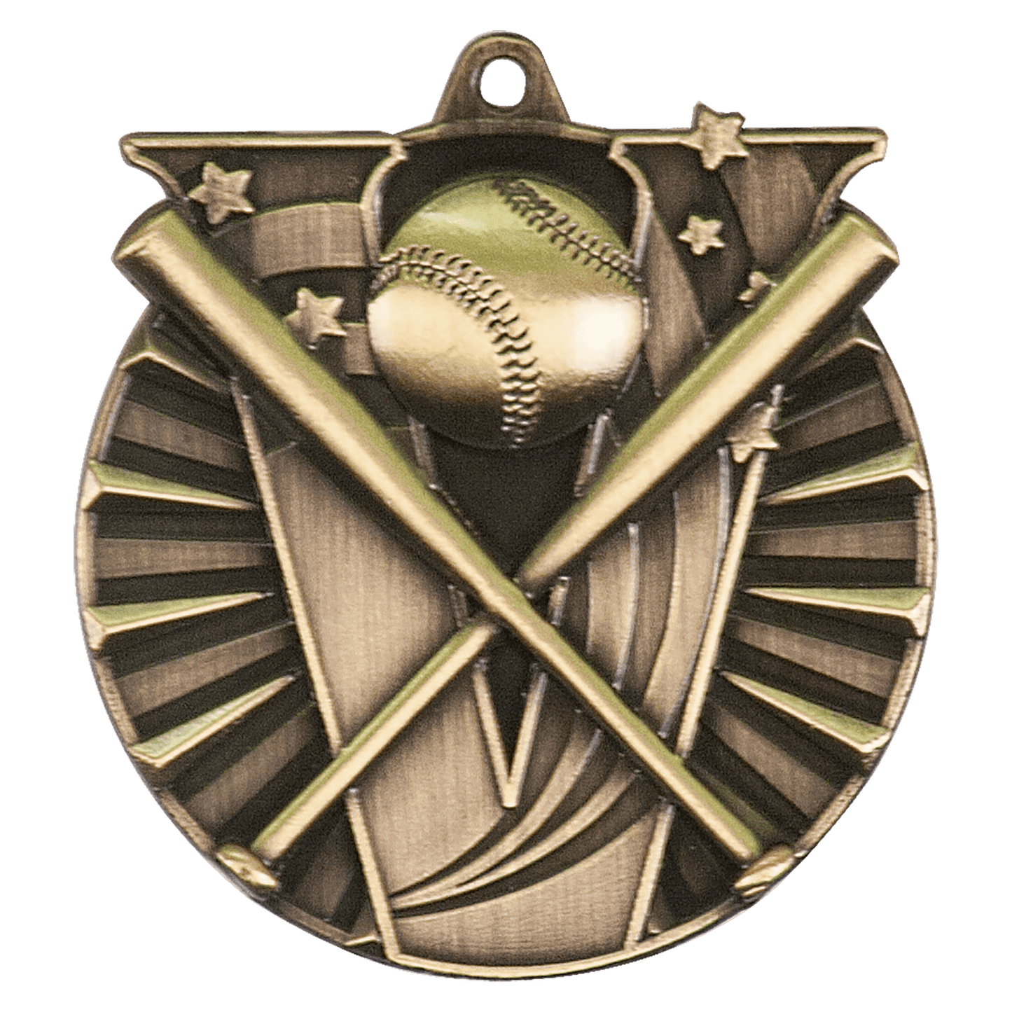 Victory Baseball Medal 2" / Gold
