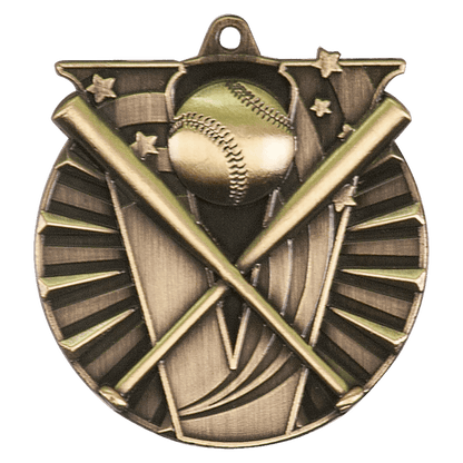 Victory Baseball Medal 2" / Gold