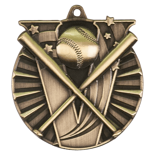 Victory Baseball Medal 2" / Gold