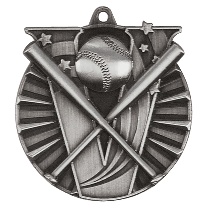 Victory Baseball Medal 2" / Silver