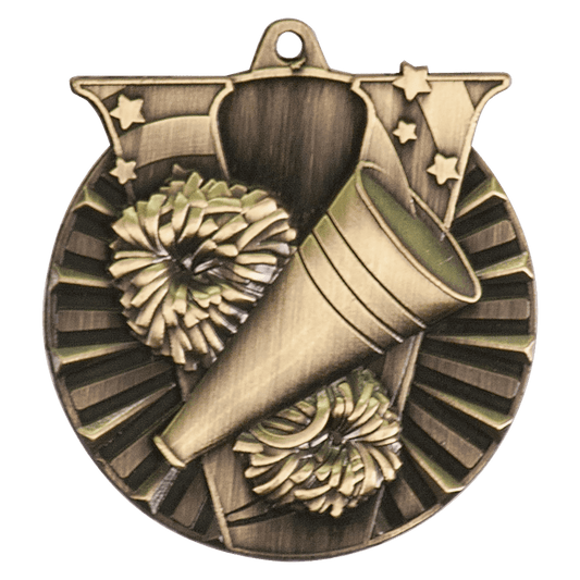Victory Cheer Medal 2" / Gold