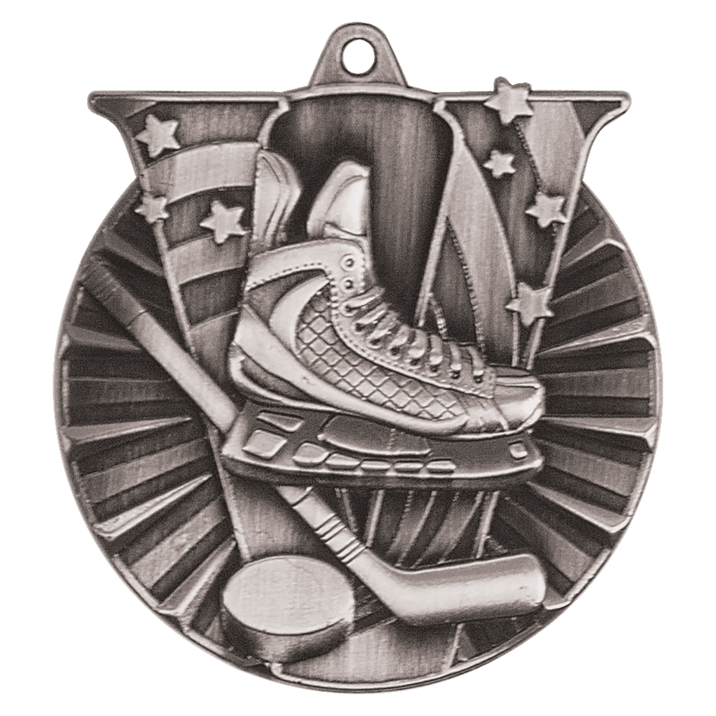 Victory Hockey Medal 2" / Silver