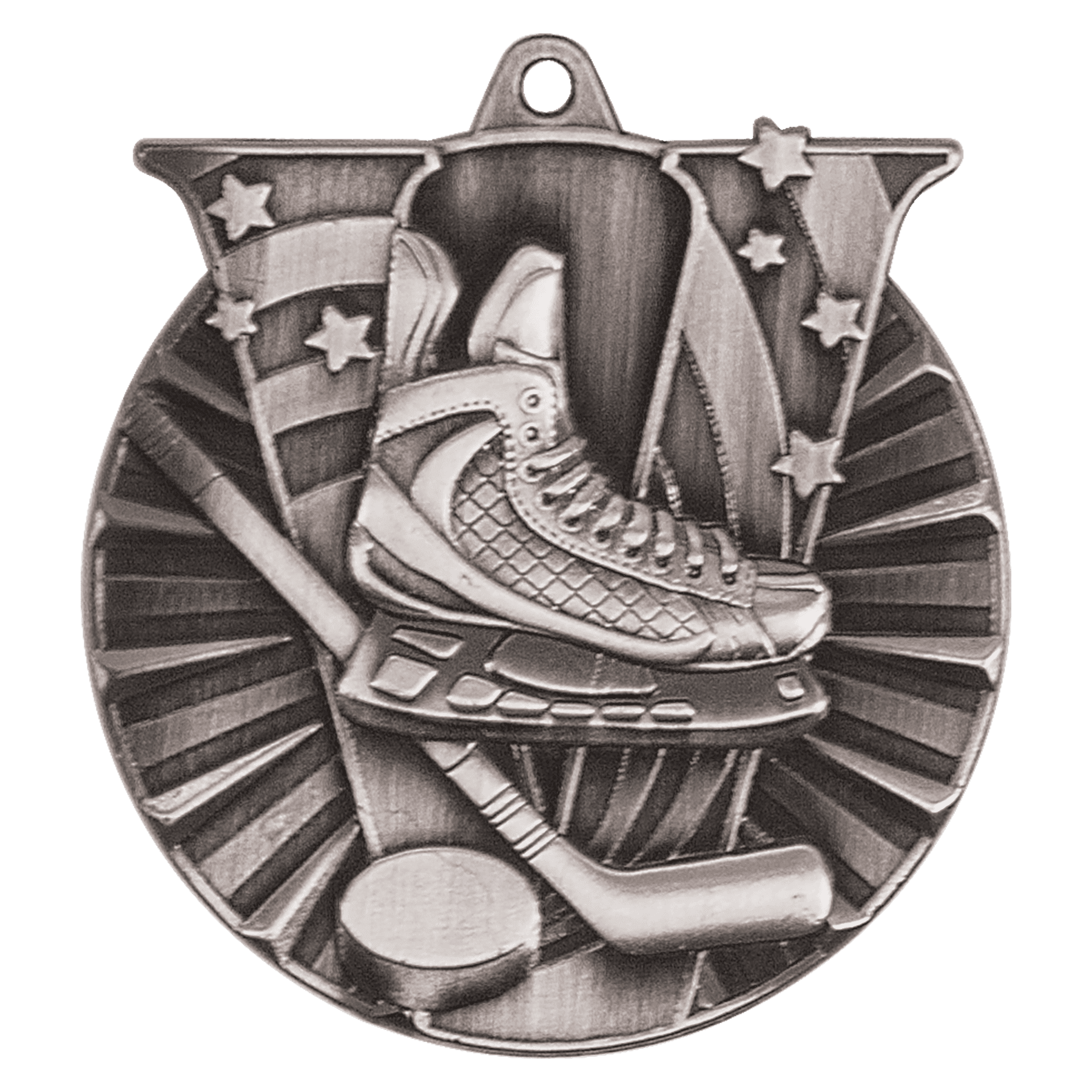 Victory Hockey Medal 2" / Silver