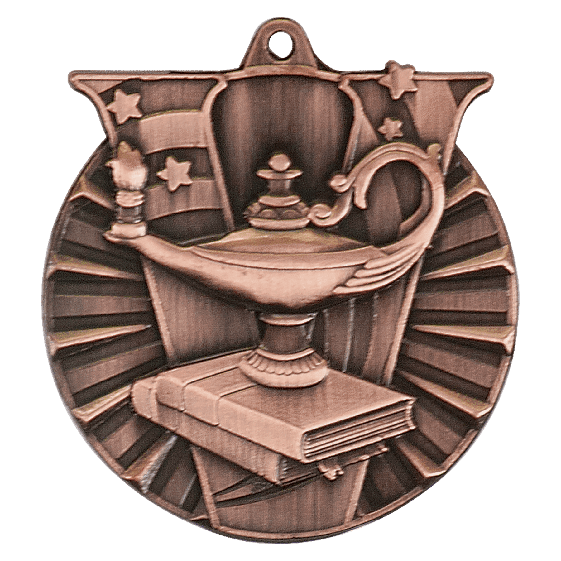 Victory Academic Medal 2" / Bronze (Copper Tone)