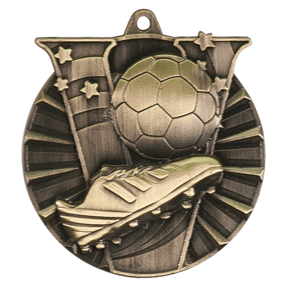 Victory Soccer Medal 2" / Gold