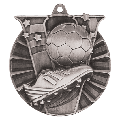 Victory Soccer Medal 2" / Silver