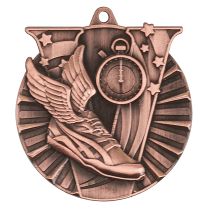 Victory Track Medal 2" / Bronze (Copper Tone)