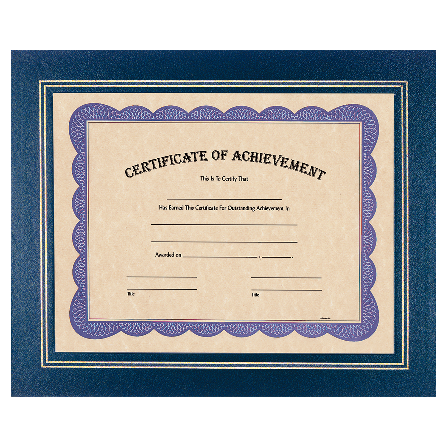Certificate Holder 10.75" x 13.25" / Blue
