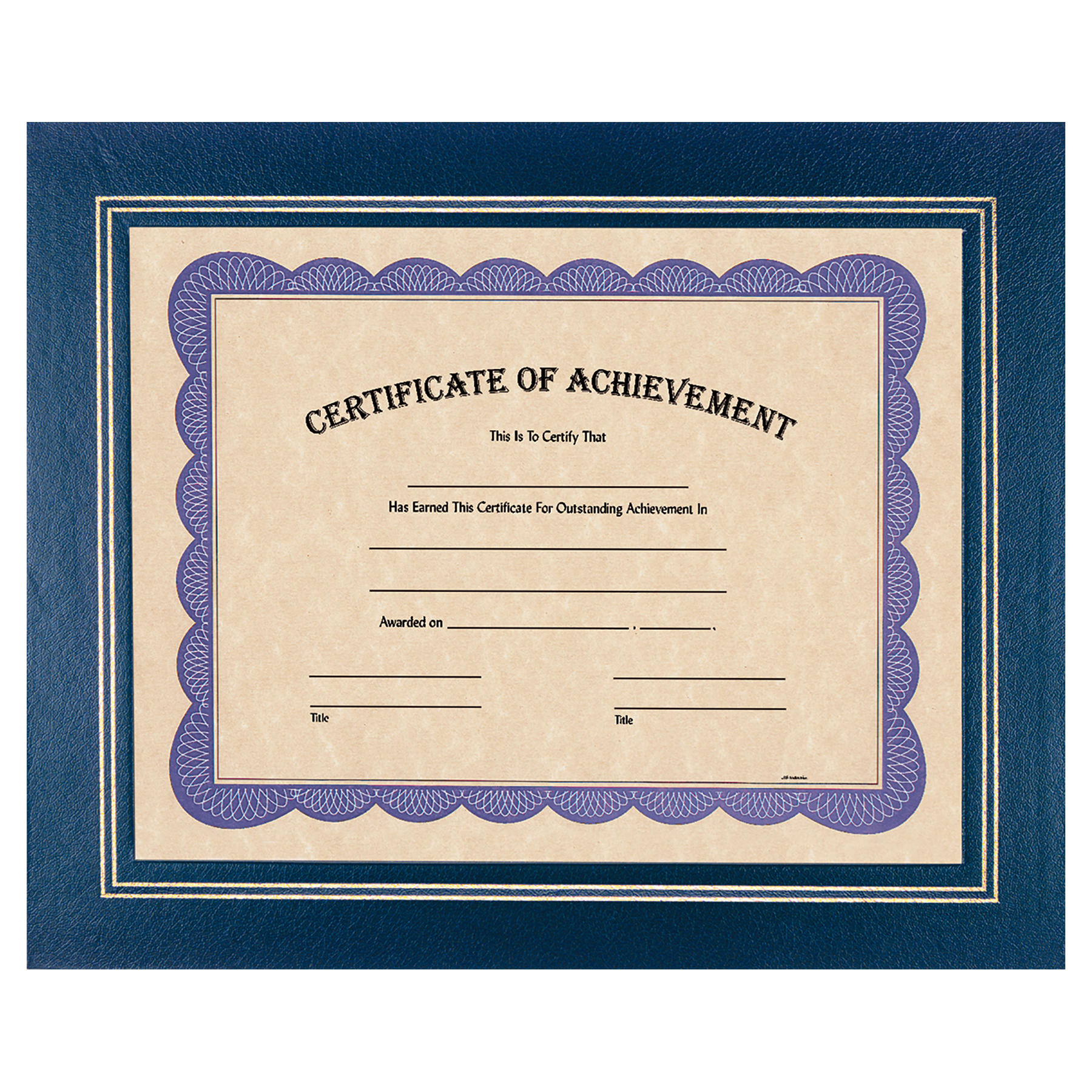 Certificate Holder 10.75" x 13.25" / Blue