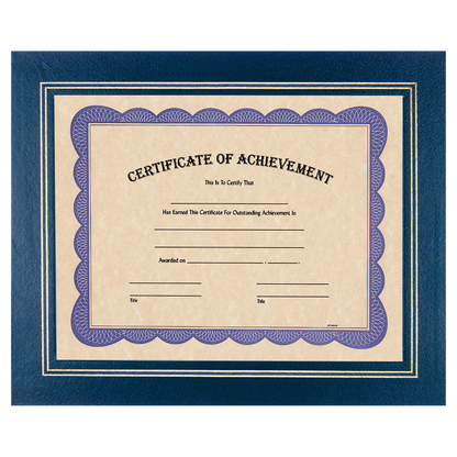Certificate Holder 10.75" x 13.25" / Blue
