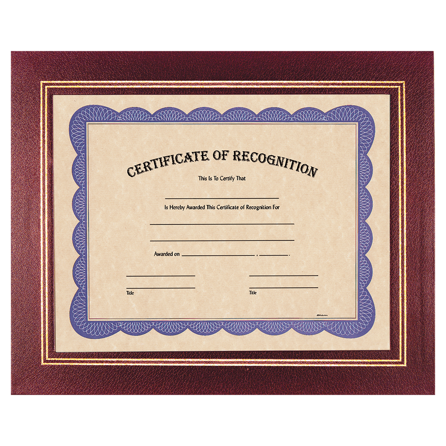 Certificate Holder 10.75" x 13.25" / Burgundy