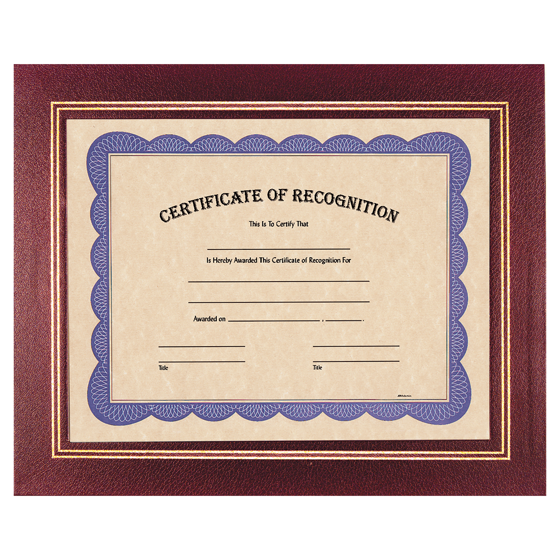 Certificate Holder 10.75" x 13.25" / Burgundy
