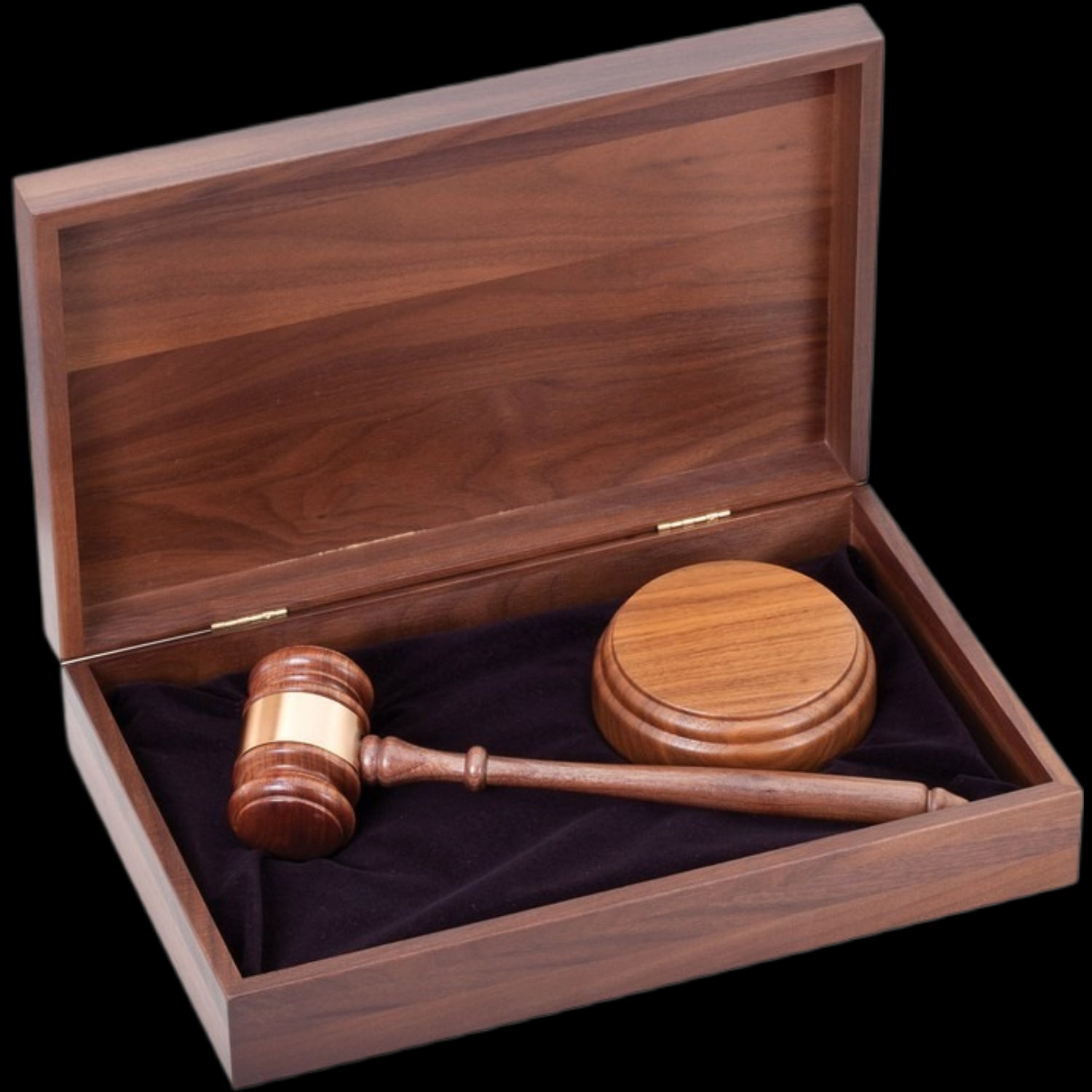 Walnut Gavel & Block Set 10" / Walnut