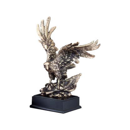 Gold Eagle Clinching Flag 14.5"