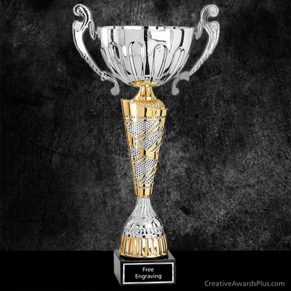 Impressive Trophy Cup 17.75" / Silver/Gold