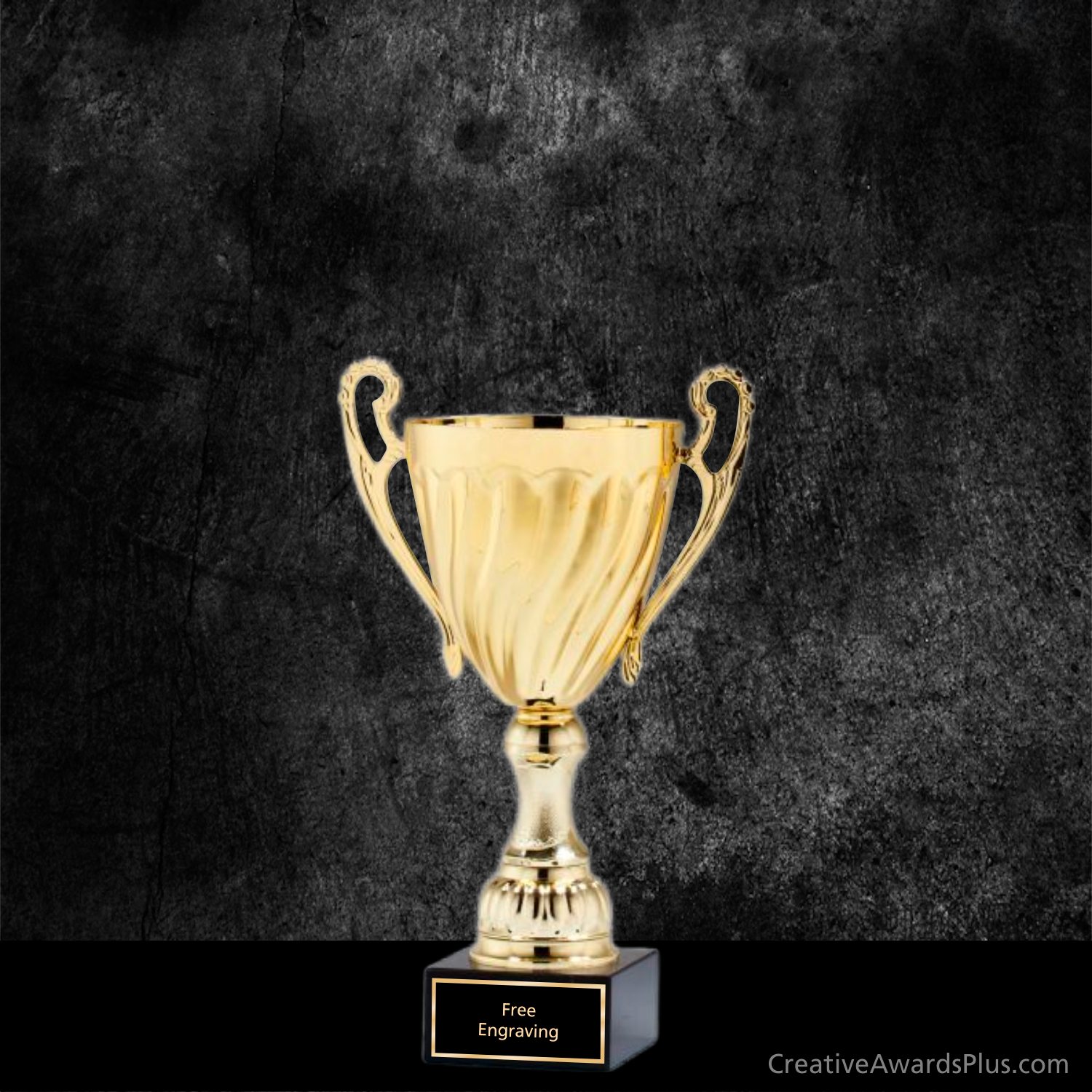 Swirl Trophy Cup 11.5" / Gold