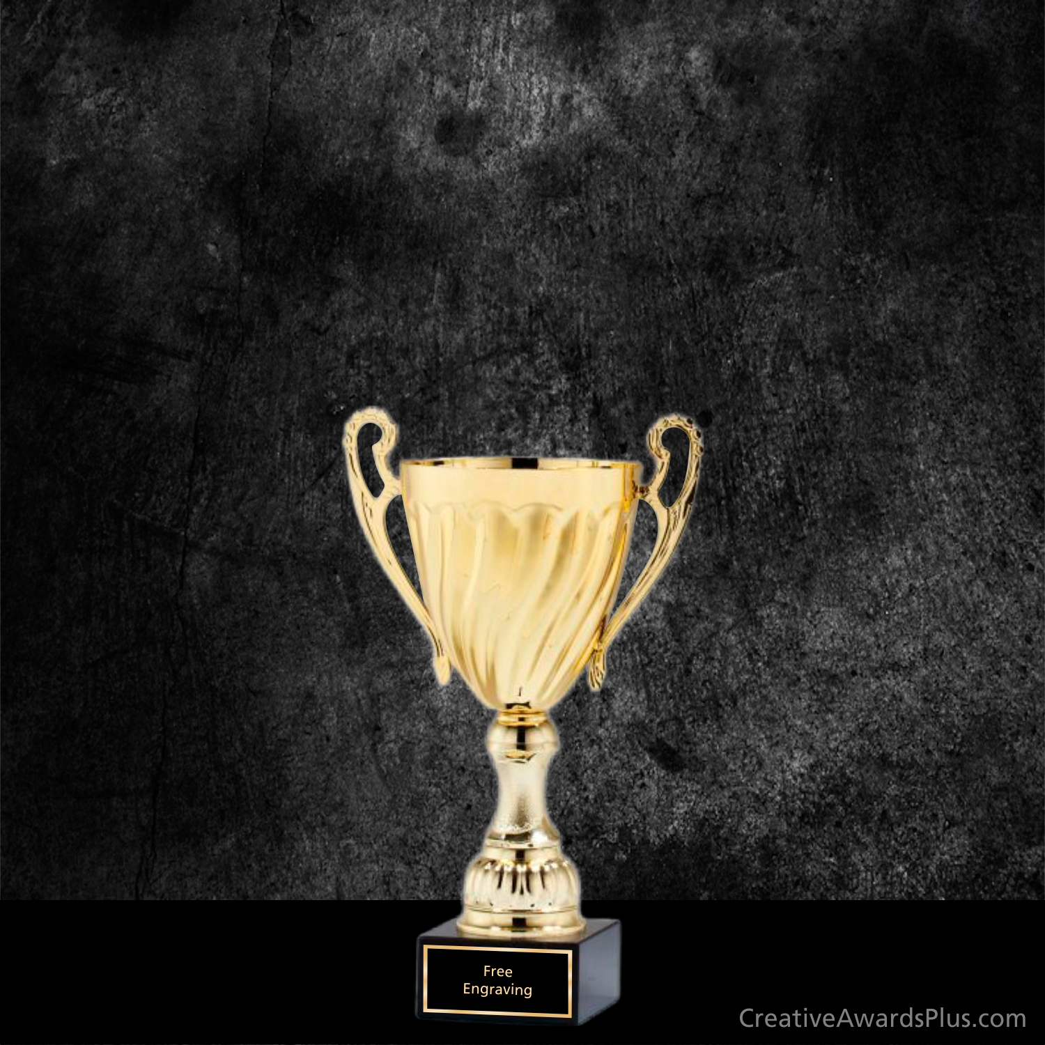 Swirl Trophy Cup 10" / Gold
