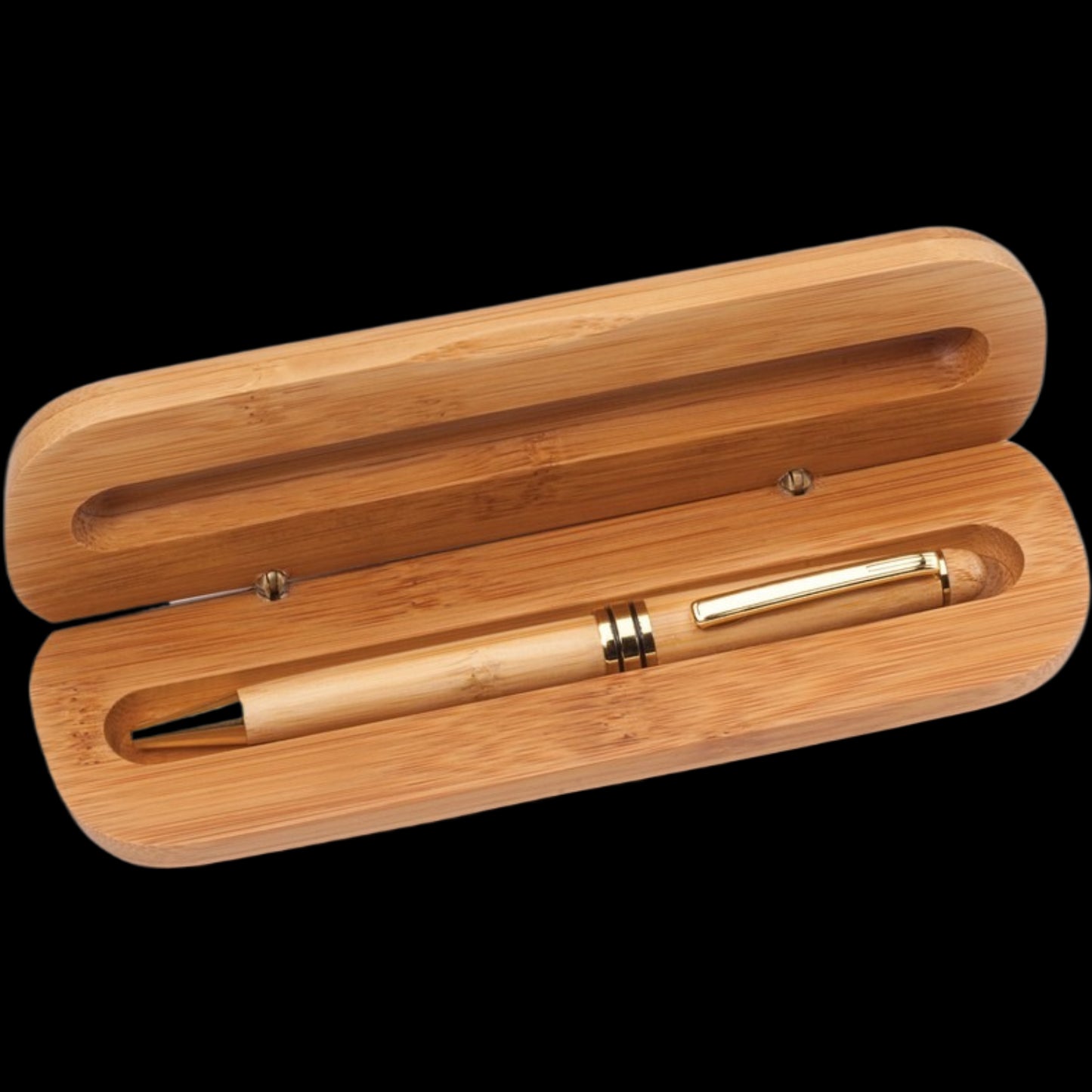 Bamboo Pen and Case 2.125" x 6.625" / Bamboo